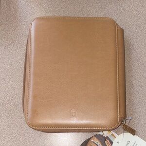 Threshold Tan Leather Tech Pouch